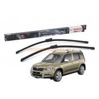 Комплект дворников на Skoda Yeti (5L) 2013-2017 — Bosch AeroTwin
